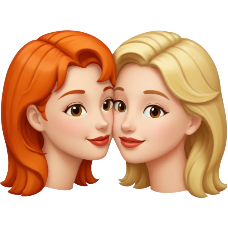 Kissing lesbian emoji