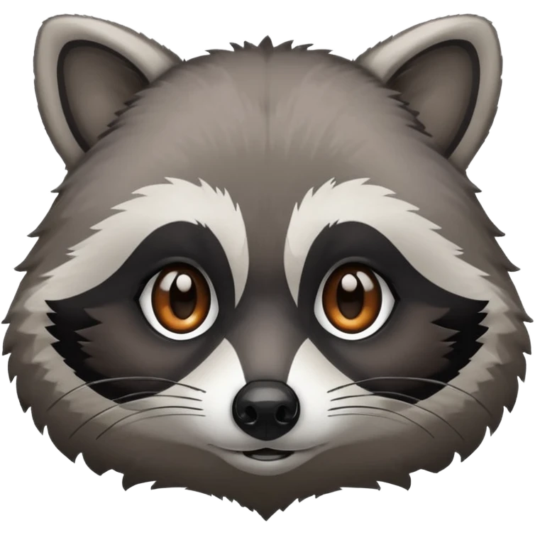 Raccoon face emoji