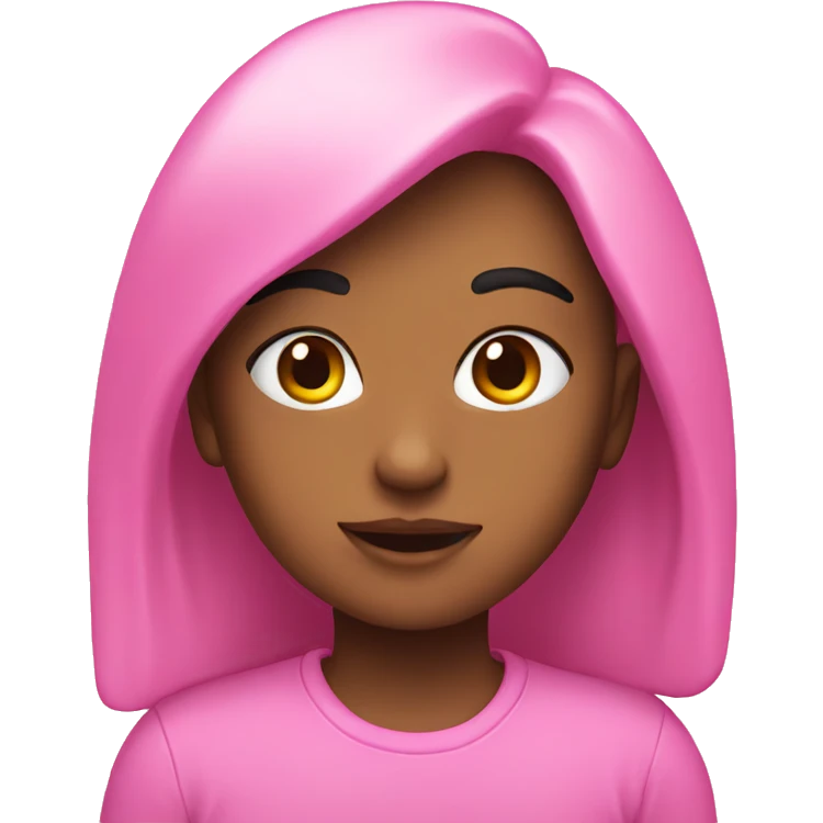 Pink emoji