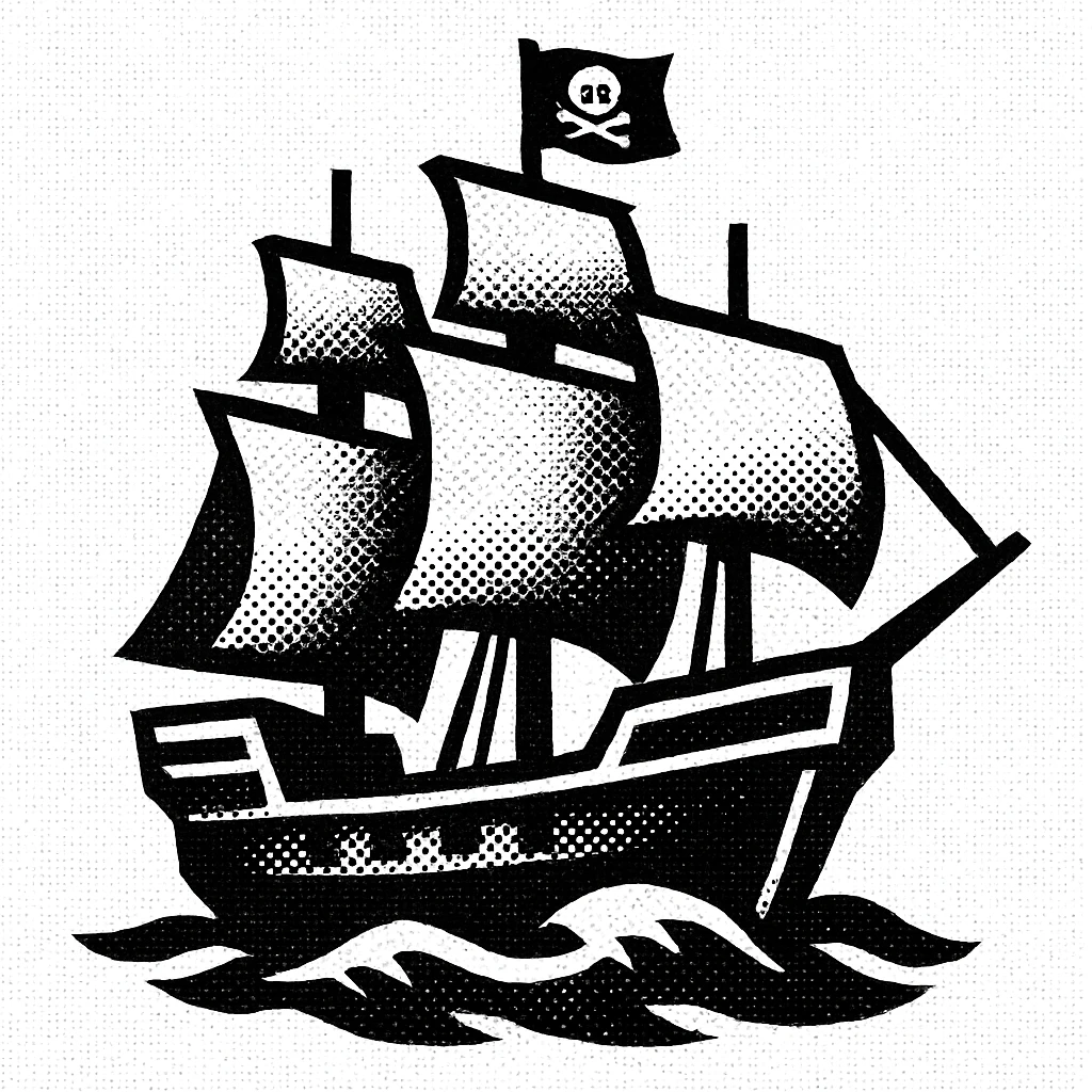 pirate ship emoji