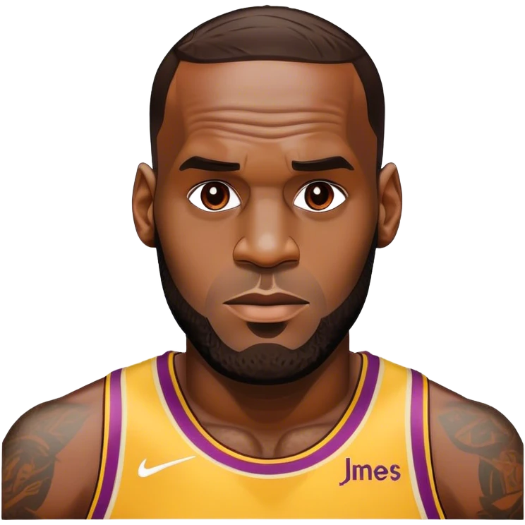 lebron james on dih emoji