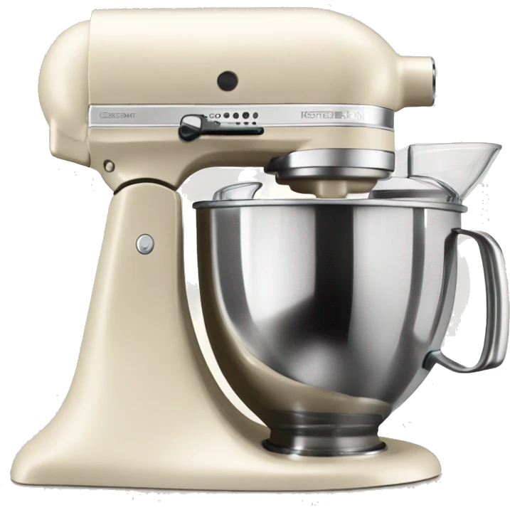 Cream kitchenaid mixer emoji