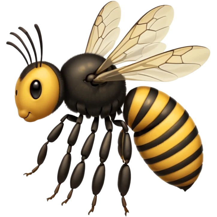 male bee side wya emoji