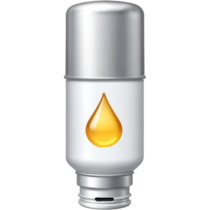 a white color oil paint tube emoji