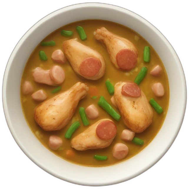 bowl-of-chicken-and-sausage-gumbo emoji