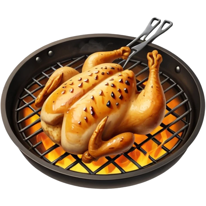 Grilled chicken emoji