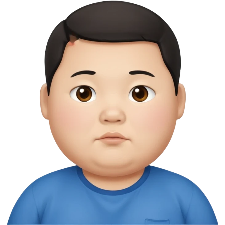 Fat chinese boy emoji