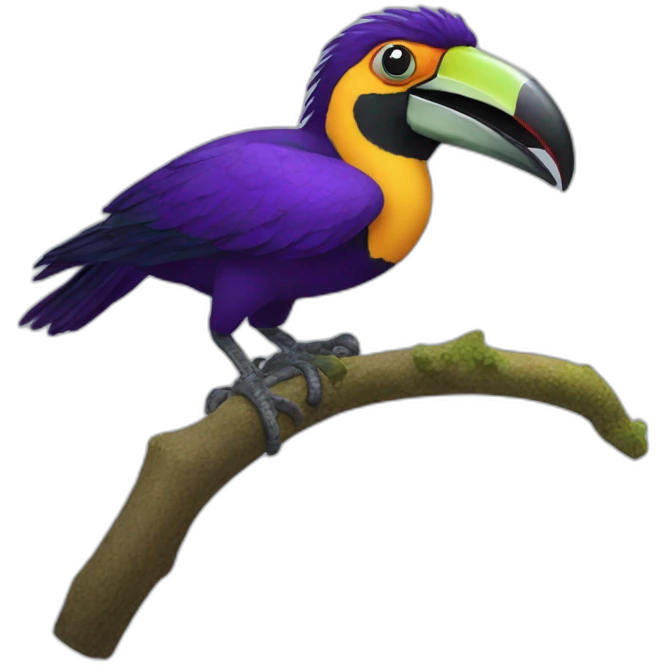 tucano roxo emoji