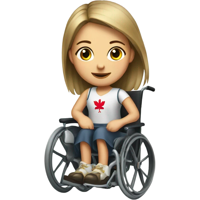Poland Girl in a wheelchair  emoji