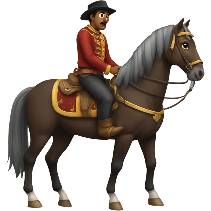 melchor a caballo emoji