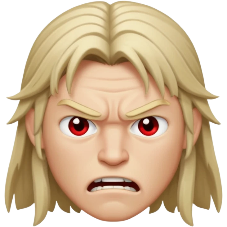 thorfinn angry face Kid Long hair  emoji