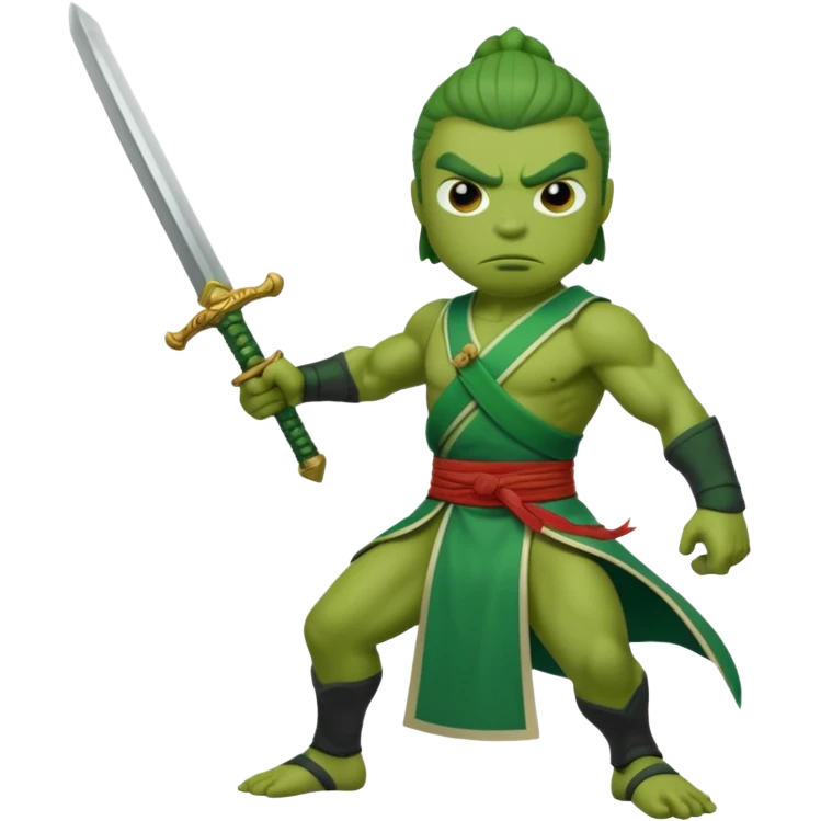 Use pepe as a foundation and turn it into Gan Ning emoji