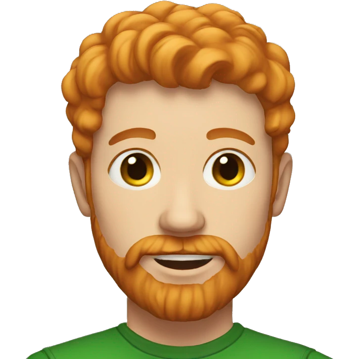 Portrait, Irish Male, 34, Ginger, Facial Hair emoji