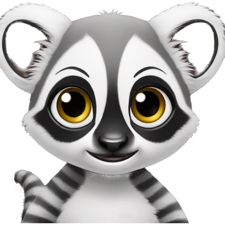 cute baby lemur emoji