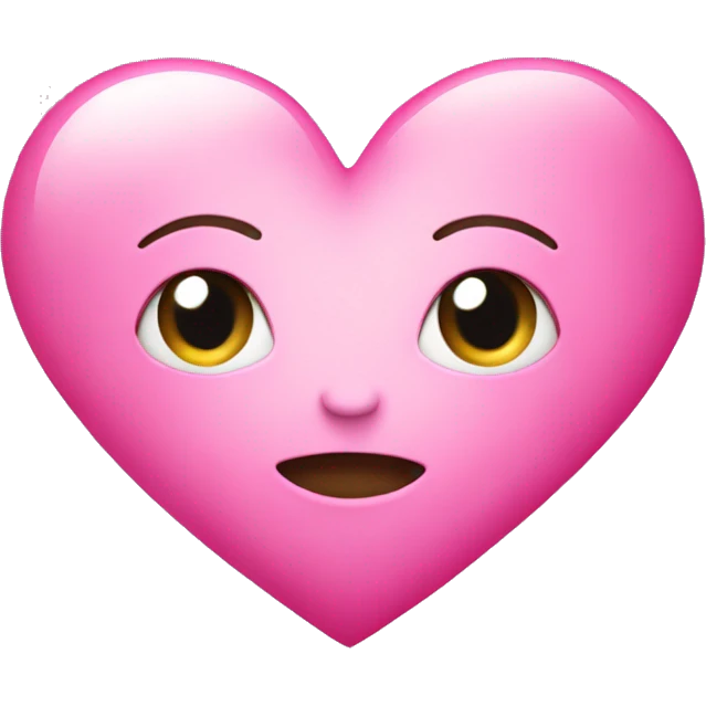 pink shiny heart emoji