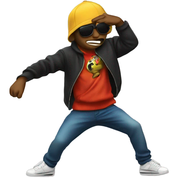 Dabbing on the haters emoji