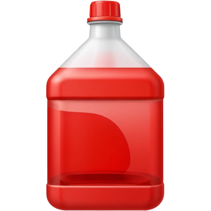 Red engine coolant liquid emoji