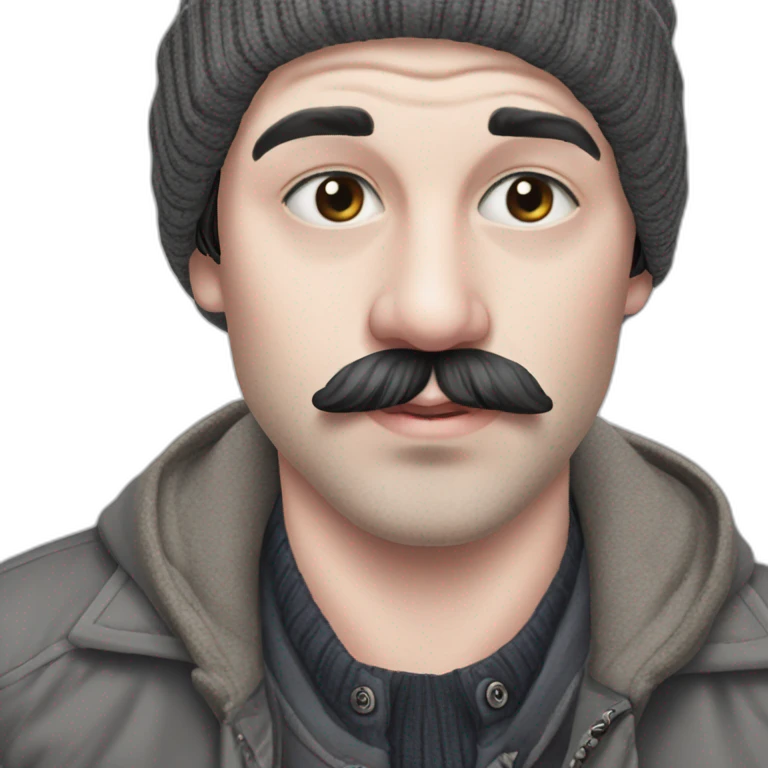 mysterious man in black jacket emoji