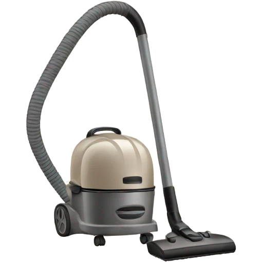 vacuum cleaner beige grey emoji
