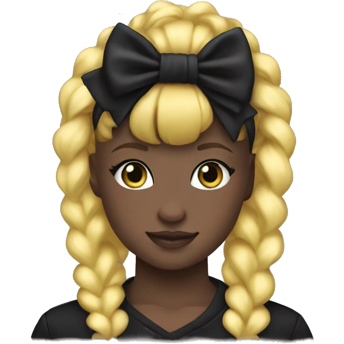 Black clothes jojo siwa emoji