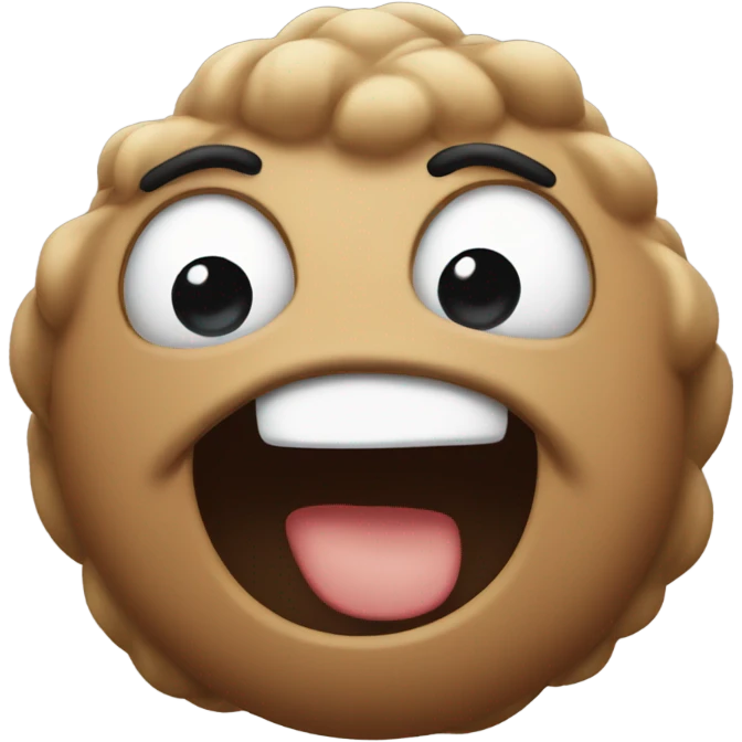 Poo winking emoji