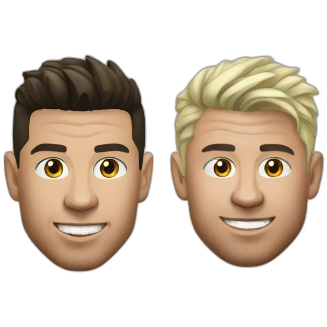 Ronaldo sur messi emoji