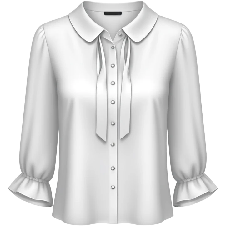 blouse blanche emoji