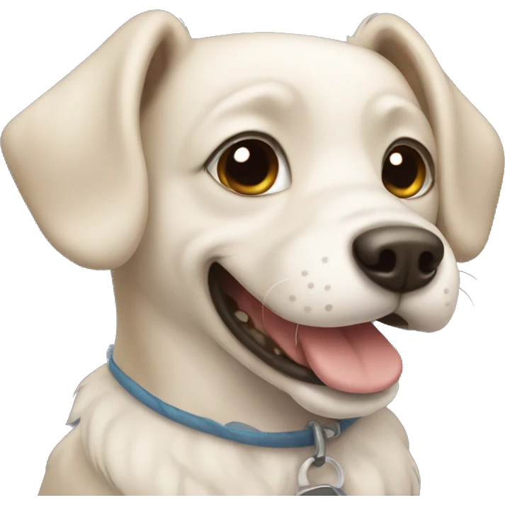 Cute dog emoji