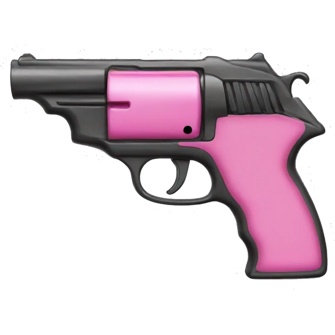 Pink gun emoji