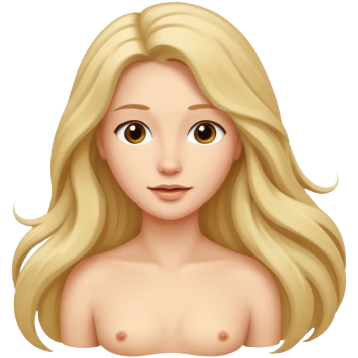 Naked woman emoji
