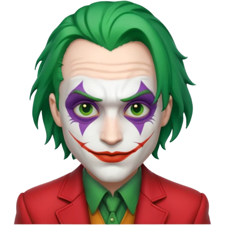 Joker Villain, red jocket emoji