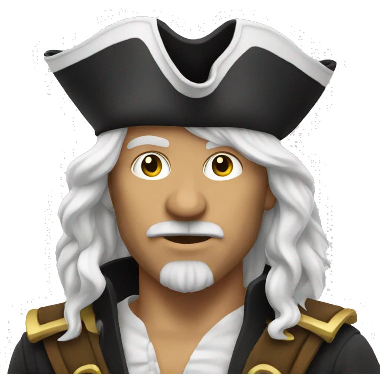 White Pirate  emoji