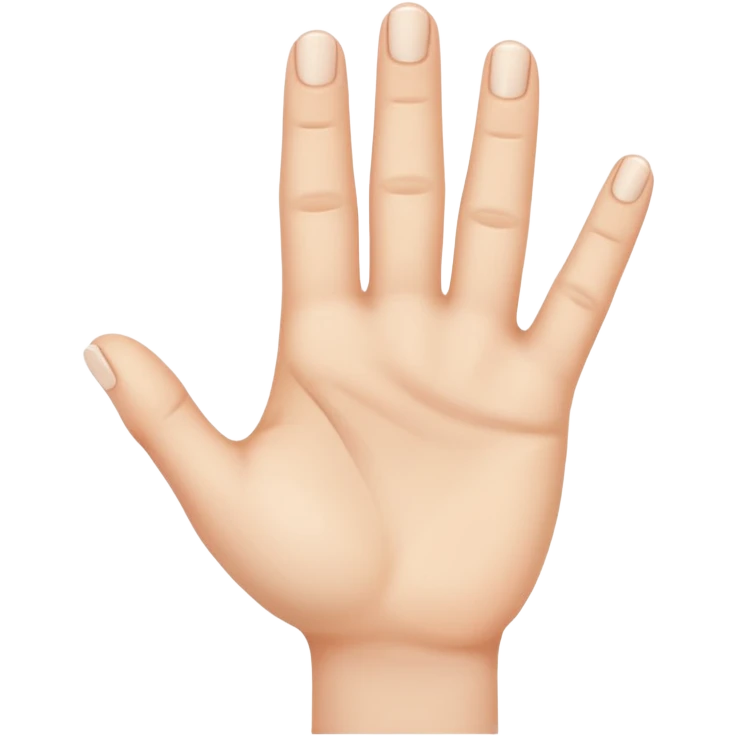 hand without a finger emoji