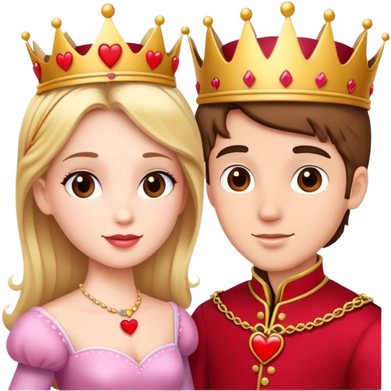👸🤴💗 emoji