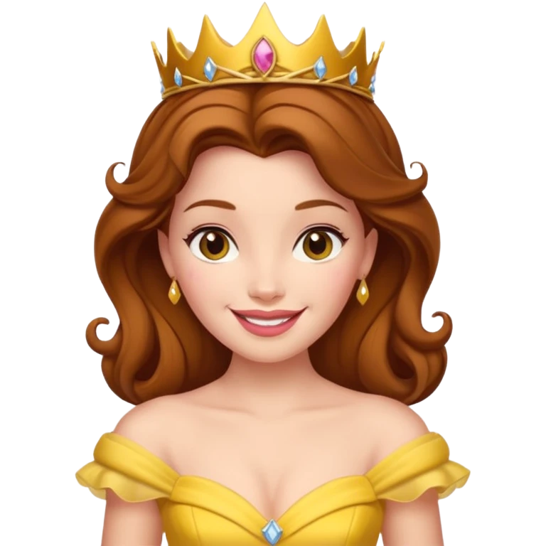 princess belle rose emoji