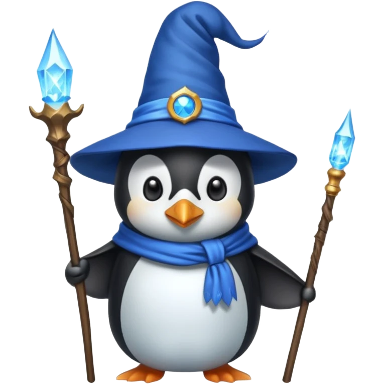 Penguin Wizard emoji