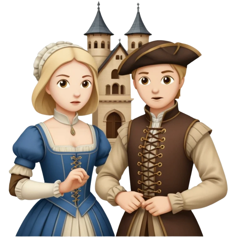 2 people fighting over achitecture style 16th century architects emoji