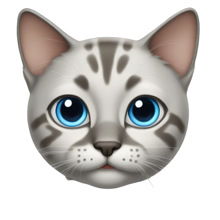cat with blue eyes emoji