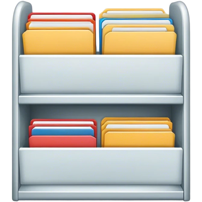 shelf files but I want it from front view emoji