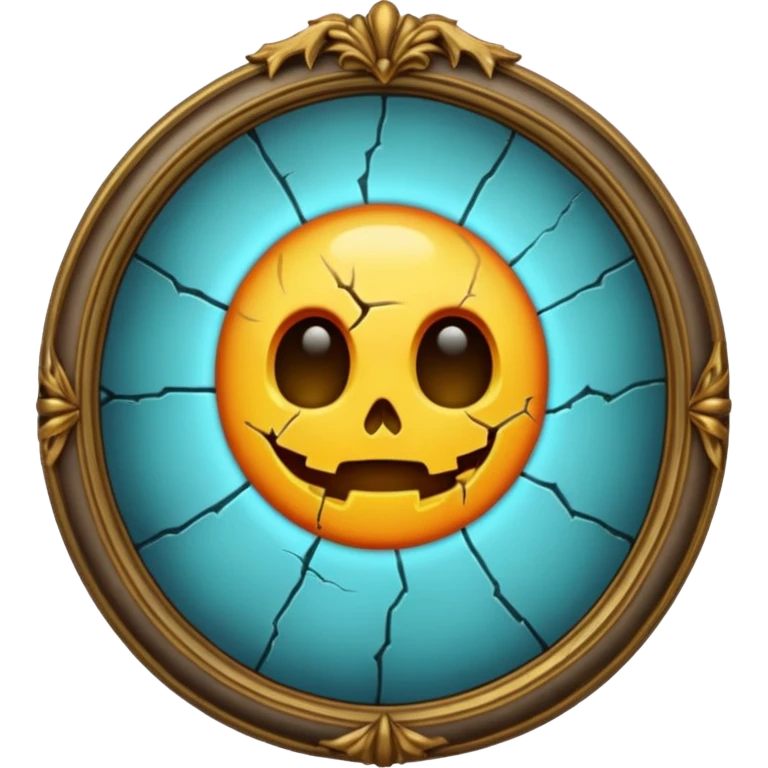 Haunted mirror – Cracked, glowing









 emoji