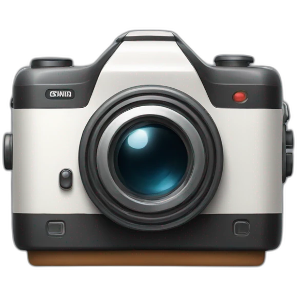 Brainy camera emoji