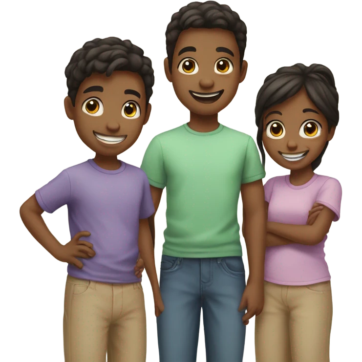 Brother and sister  emoji