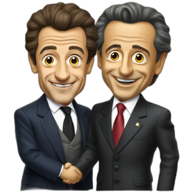 sarkozy thanking khaddafi for the financing of his 2012 campaign emoji