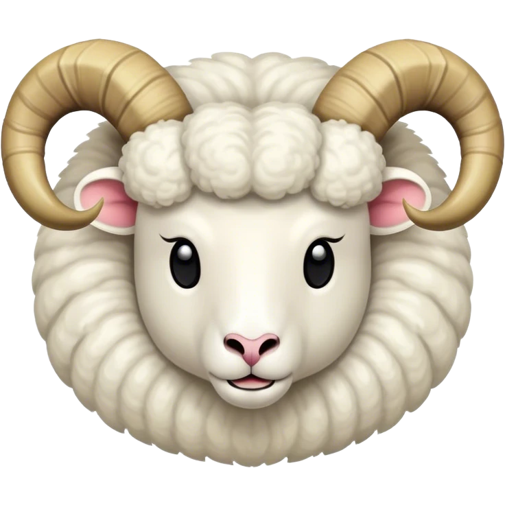 Single horn ram emoji