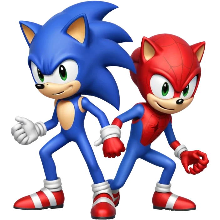HOMEM ARANHA E SONICn emoji