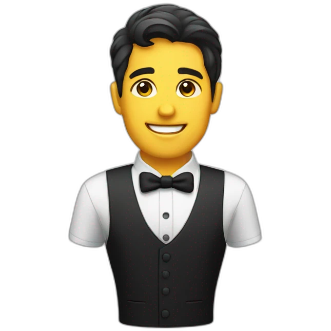 waiter emoji