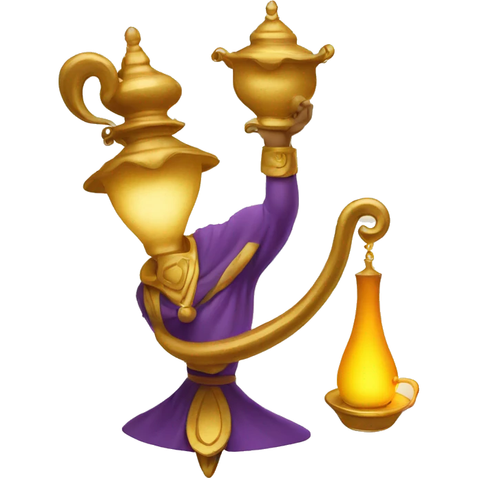 Genie and lamp emoji