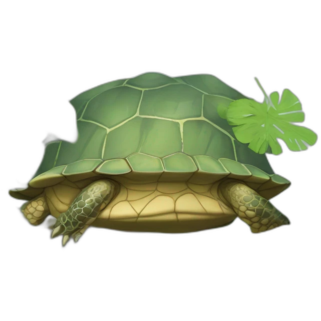 Tortue sur loutre emoji