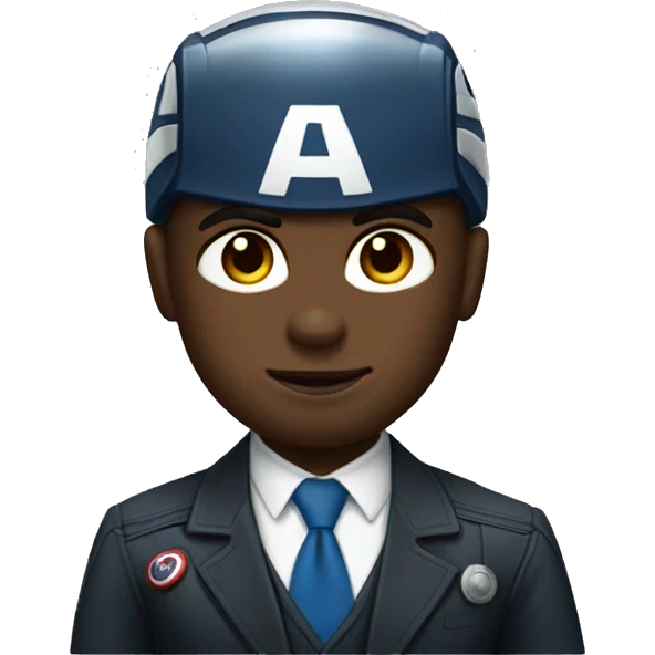 Captain America who is also a lawyer. emoji