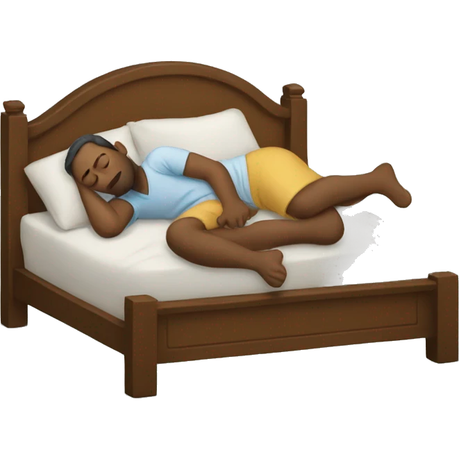Man sleeping emoji